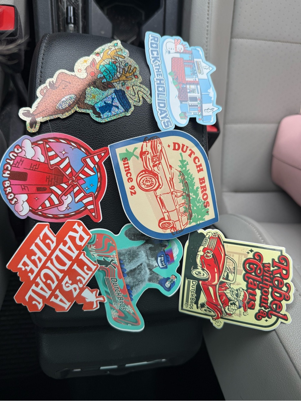 Dutch Bros Christmas Sticker Set